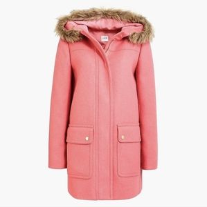 J. Crew Factory Vail Barbie Pink Parka | Winter Coat